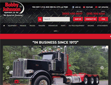 Tablet Screenshot of johnsontruckparts.com